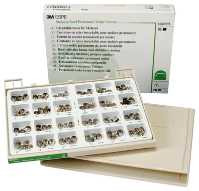 Coroas Pre-Form.Inox P/Mol.Permanent.Kit