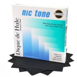 Nic Tone Rubber Dam Preto Grosso Emb.36