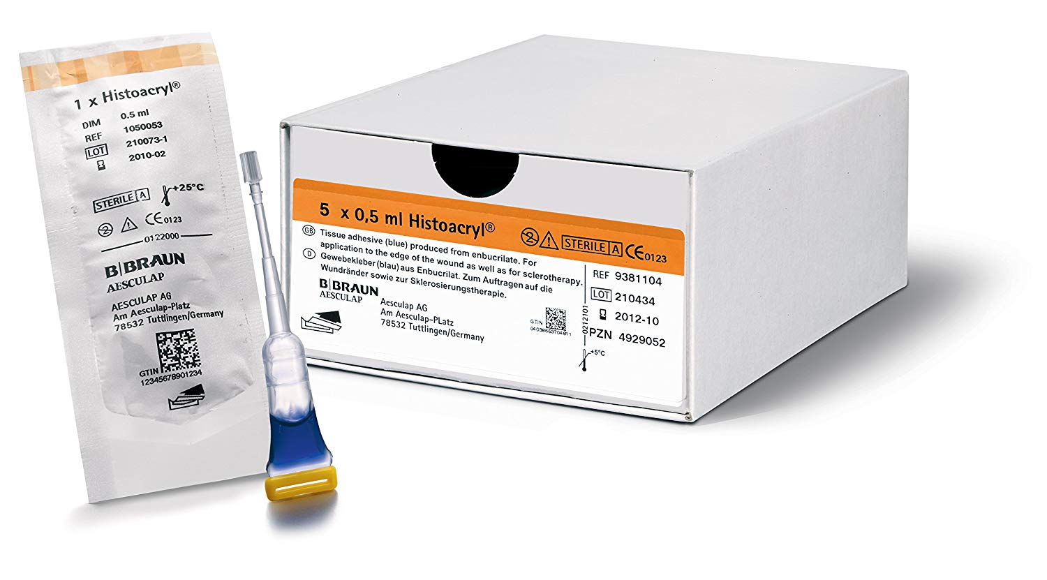 Histoacryl - Adesivo de Tecido 5x0,5ml
