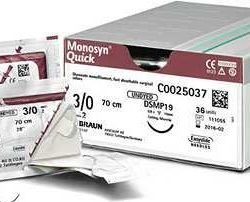 Monosyn Quick 4/0 45cm DS19 Tr.Abs.Cx.36