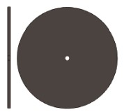 Disco Corte Busch 1mm - 437/375 Cx.12