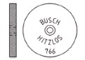 Hitzlos Roda Abrasiva Busch 766/160 Cx12