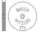 Hitzlos Roda Abrasiva Busch 771/190 Cx12