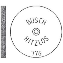 Hitzlos Roda Abrasiva Busch 776/220 Cx12