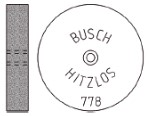 Hitzlos Roda Abrasiva Busch 778/220 Cx12