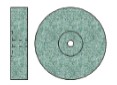 Roda Abrasiva Verde Busch 773/190 Cx.12