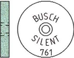 Silent Roda Abrasiva Busch 761/130 Cx.12
