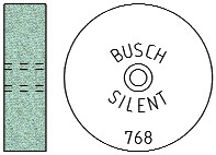Silent Roda Abrasiva Busch 768/160 Cx.12