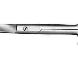 Tesoura P/Curativo C.M. 13cm Recta C/Pontas Red.