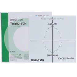 Dental Dam 152x152mm Template Adulto Emb.1