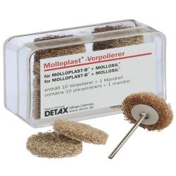 Molloplast - 10 Discos Polir + 1 Mandril
