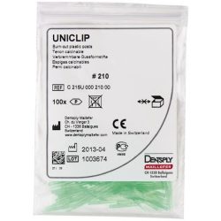 Uniclip Pins Plas.Nº 210 Verde Emb.100