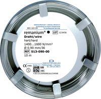 Arame Dentaurum Red. Hart 0,9mm Rl.10m