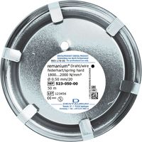 Arame Dentaurum Red. F/Hart 0,5mm Rl.50m