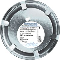 Arame Dentaurum Red. F/Hart 0,7mm Rl.30m