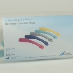 Canula Universal Petito 16mm Turq. Cx.5