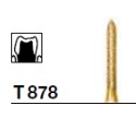 Broca Diam. Tit. FG D+Z T878G/010 Cx.5