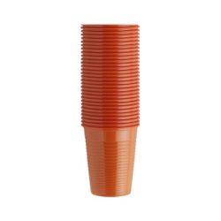 Copos Plastico Laranja 200cc - Emb.3000