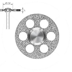 Disco Diamantado PM Komet 918PB/180 Cx.1