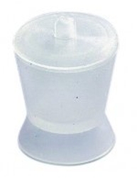 Cuvete Silicone Transp.C/Tp 40cc Grande