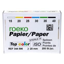 Pontas Papel Roeko Nº 15-40 25mm Cx.200
