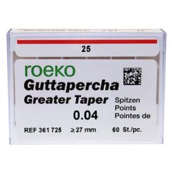 Pontas Gutta 04 Roeko Nº 25 28mm Cx.60