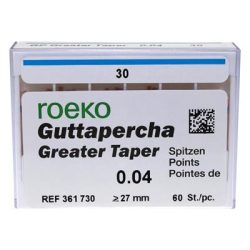 Pontas Gutta 04 Roeko Nº 30 28mm Cx.60
