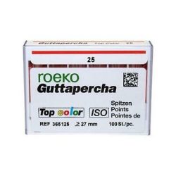 Pontas Gutta 02 Roeko Nº 25 28mm Cx.100