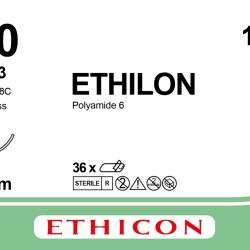 Ethilon Sutura PC-3 Prime MP 5/0 45cm Trian. Cx.36