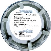Arame Noninium Red. Hart 0,8mm Rl.20m