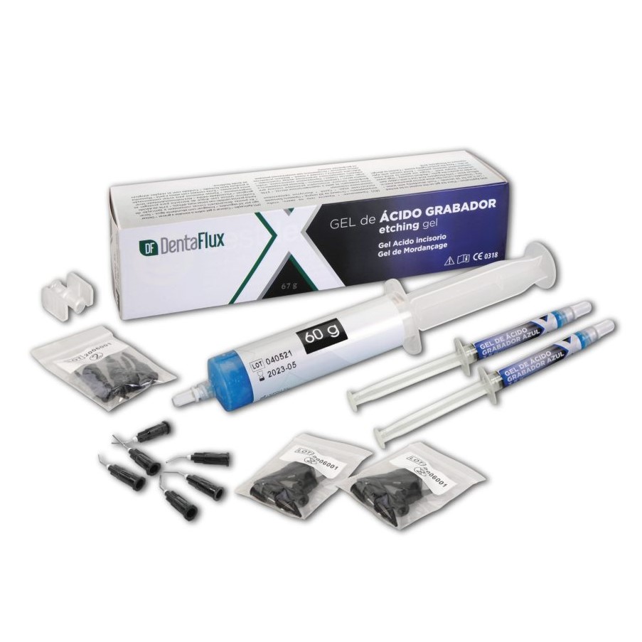 Acido Fosfórico 37% - Seringa 60g+2x3,5g - Azul