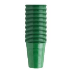 Copos Plastico Verde 200cc - Emb.3000