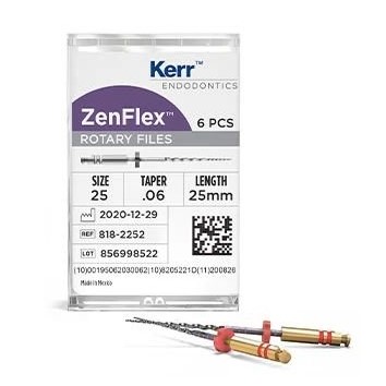 ZenFlex - Limas 31mm 06 Nº 25 Cx.6