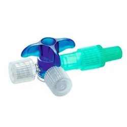 Discofix C - Torneira 3 Vias Azul Luer Lock Cx.100
