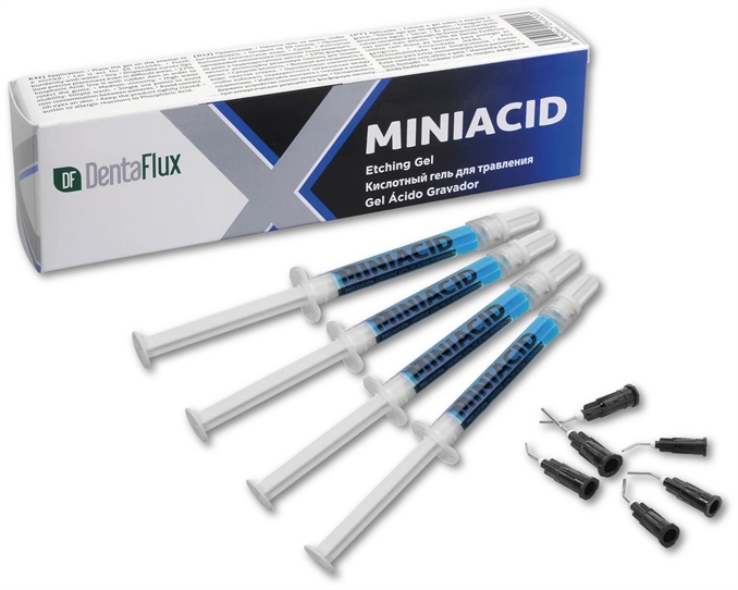 Miniacid Acido Fosf. 37% - Seringas 4x1,2ml - Azul